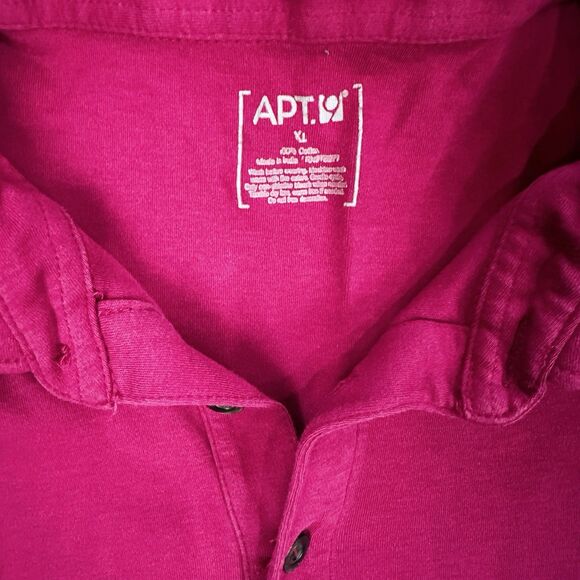 APT 9 Set of 2 Men's Short Sleeve Blue Pink Colored Polo Shirt Size XL Cotton - Picture 4 of 7